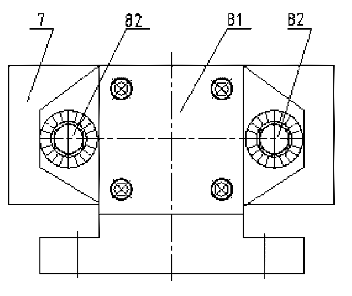 Double-station reciprocating rotary type injection stretch blow hollow forming machine