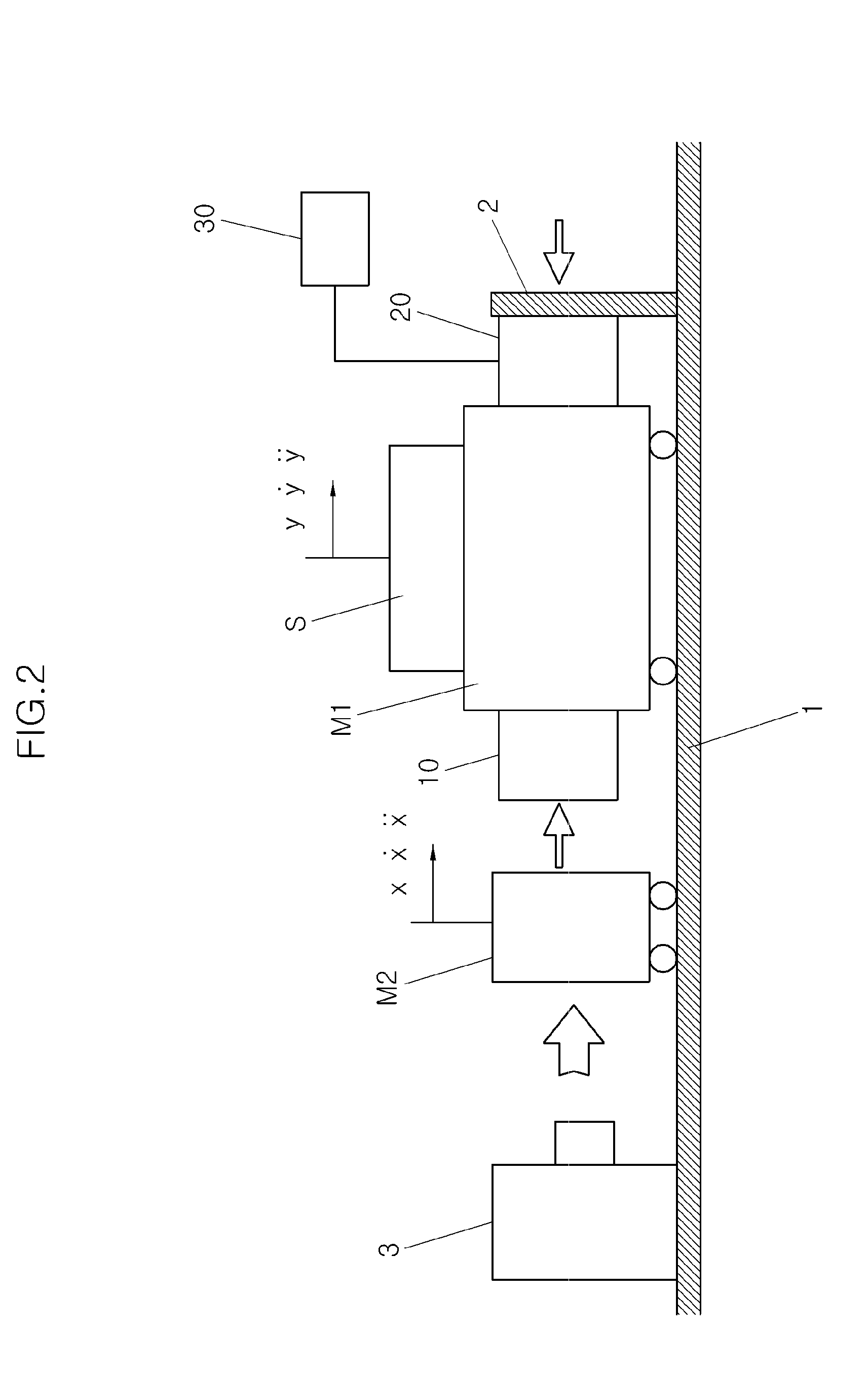 Horizontal shock wave tester