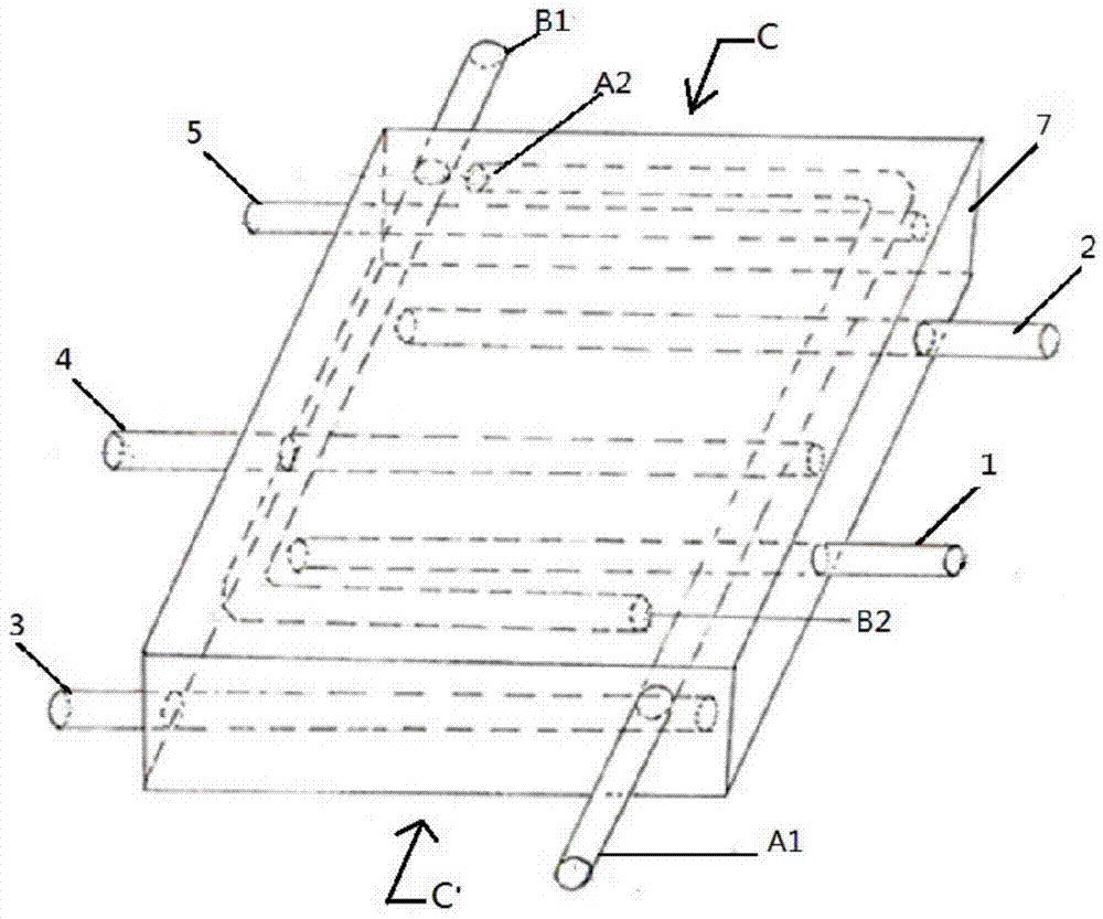 Negative-pressure flushing isolating device for treating gas gangrene