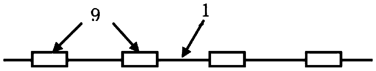 Test system suitable for researching deicing fault of multilevel power transmission wire