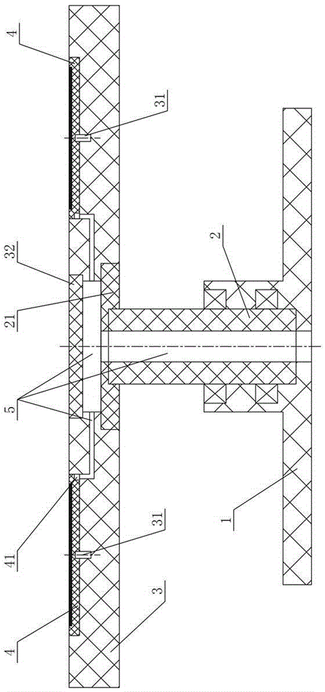 Planetary rotary device for epitaxial growth of silicon carbide