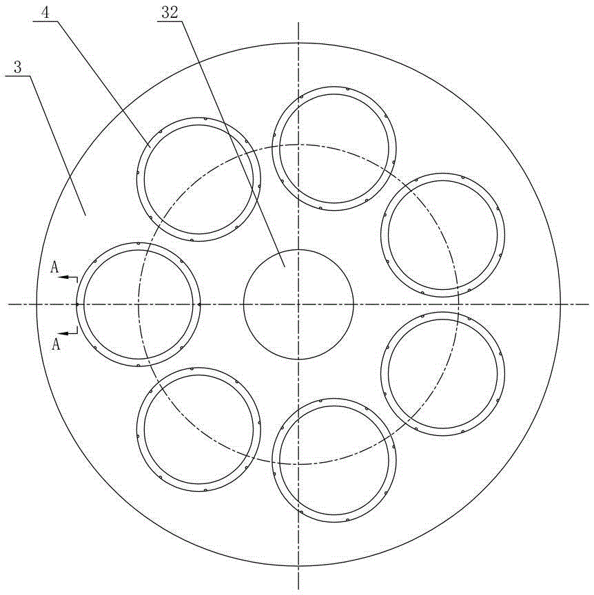 Planetary rotary device for epitaxial growth of silicon carbide