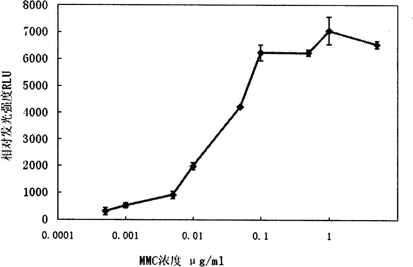 Recombinant strain representing genetic toxicity, construction method and application thereof