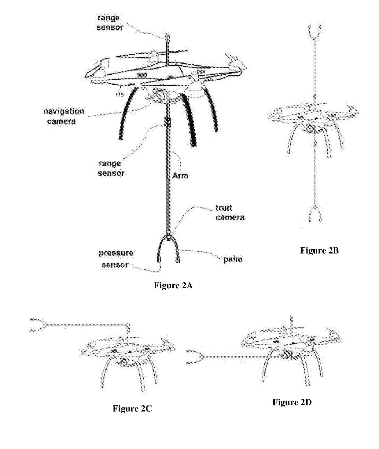 System and method for mapping and building database for harvesting-dilution tasks using aerial drones