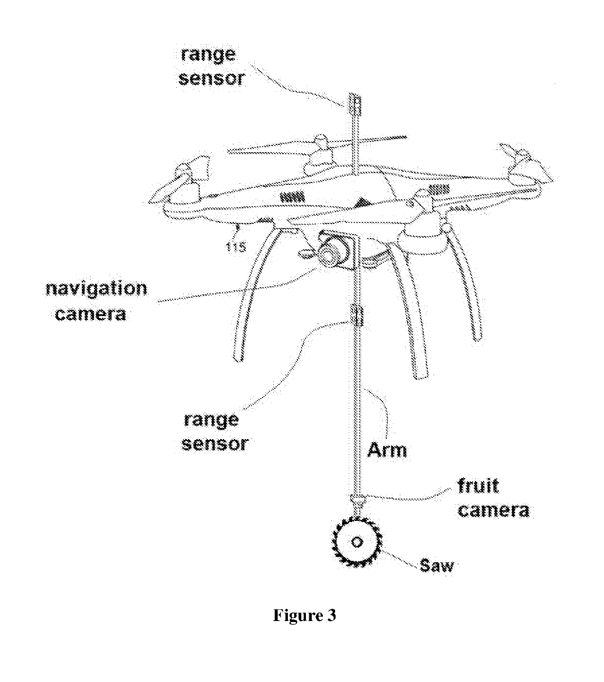 System and method for mapping and building database for harvesting-dilution tasks using aerial drones