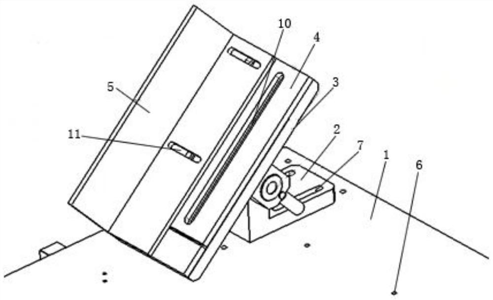 A footrest comfort verification device and evaluation method