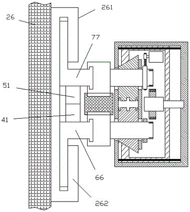 Installing assembly provided with guiding rod and used for LED display device