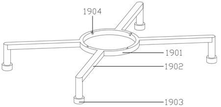 A pouring device in a silicone mold manufacturing device for surfboard fins