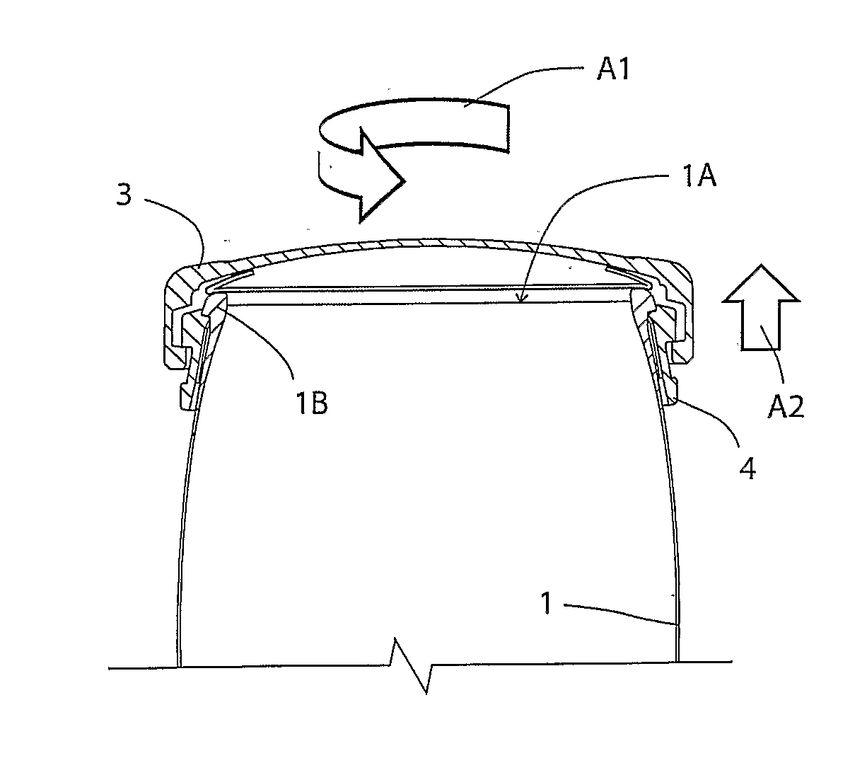 Sealed container