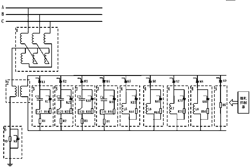 A Parallel Arc Suppression Coil Automatic Compensation Device