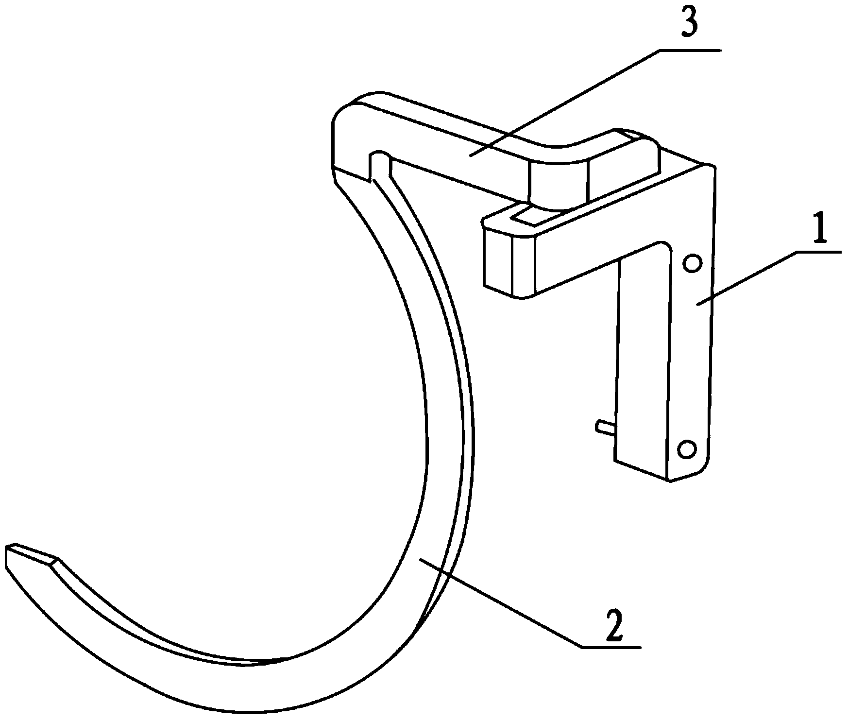 Femoral condyle measuring device used for unicompartmental knee arthroplasty