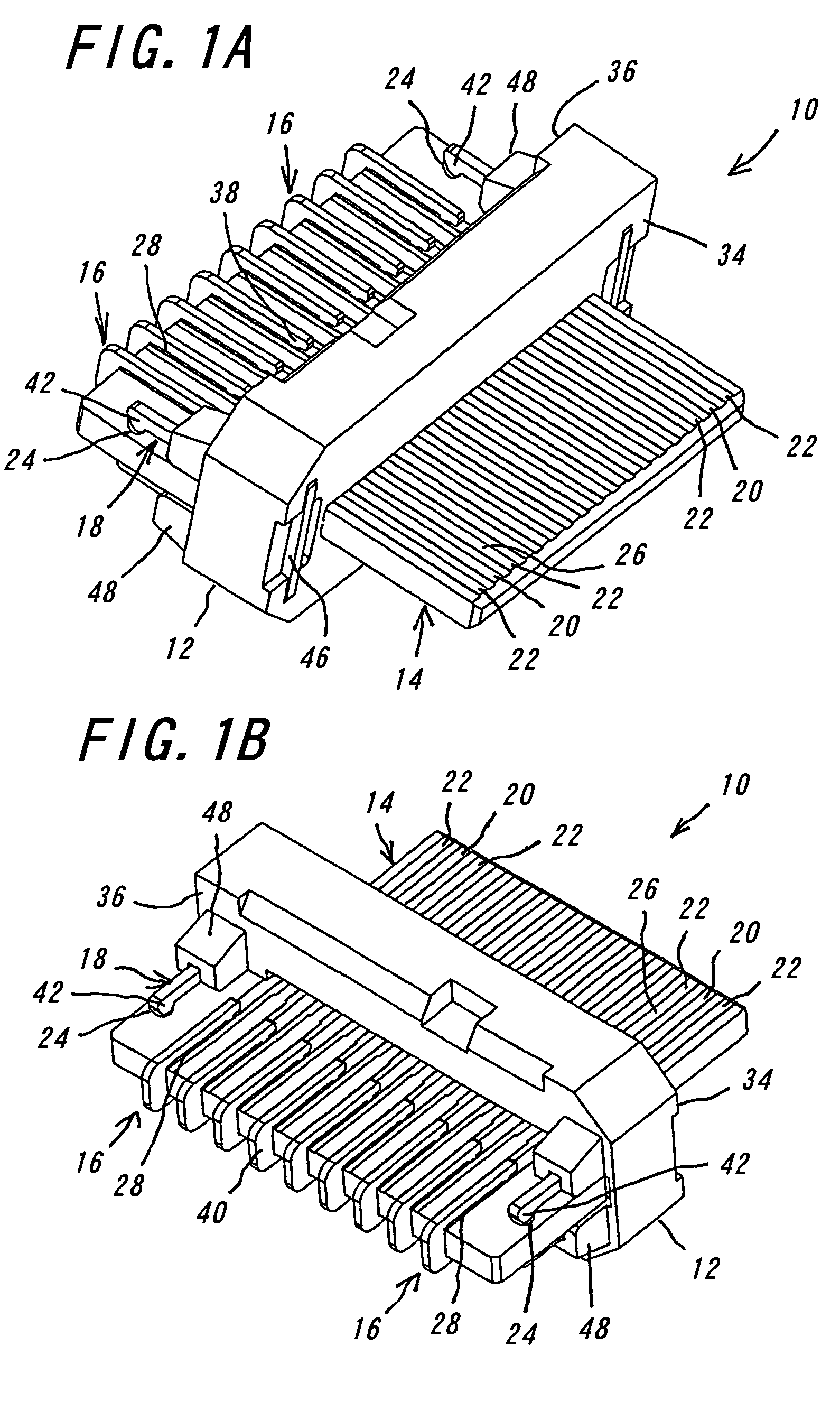 Electrical connector using a substrate as a contacting member