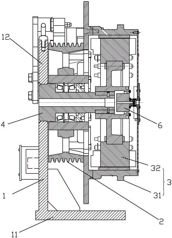 Outer rotor of motor for traction machine