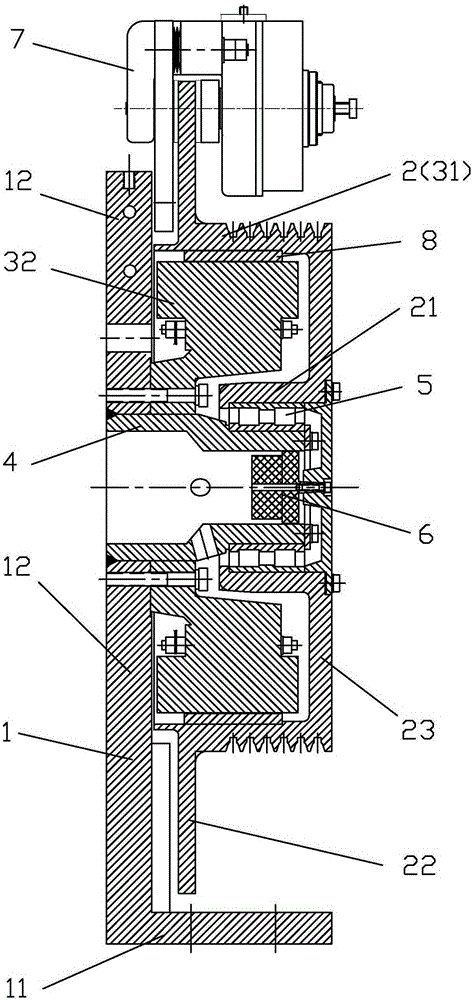 Outer rotor of motor for traction machine