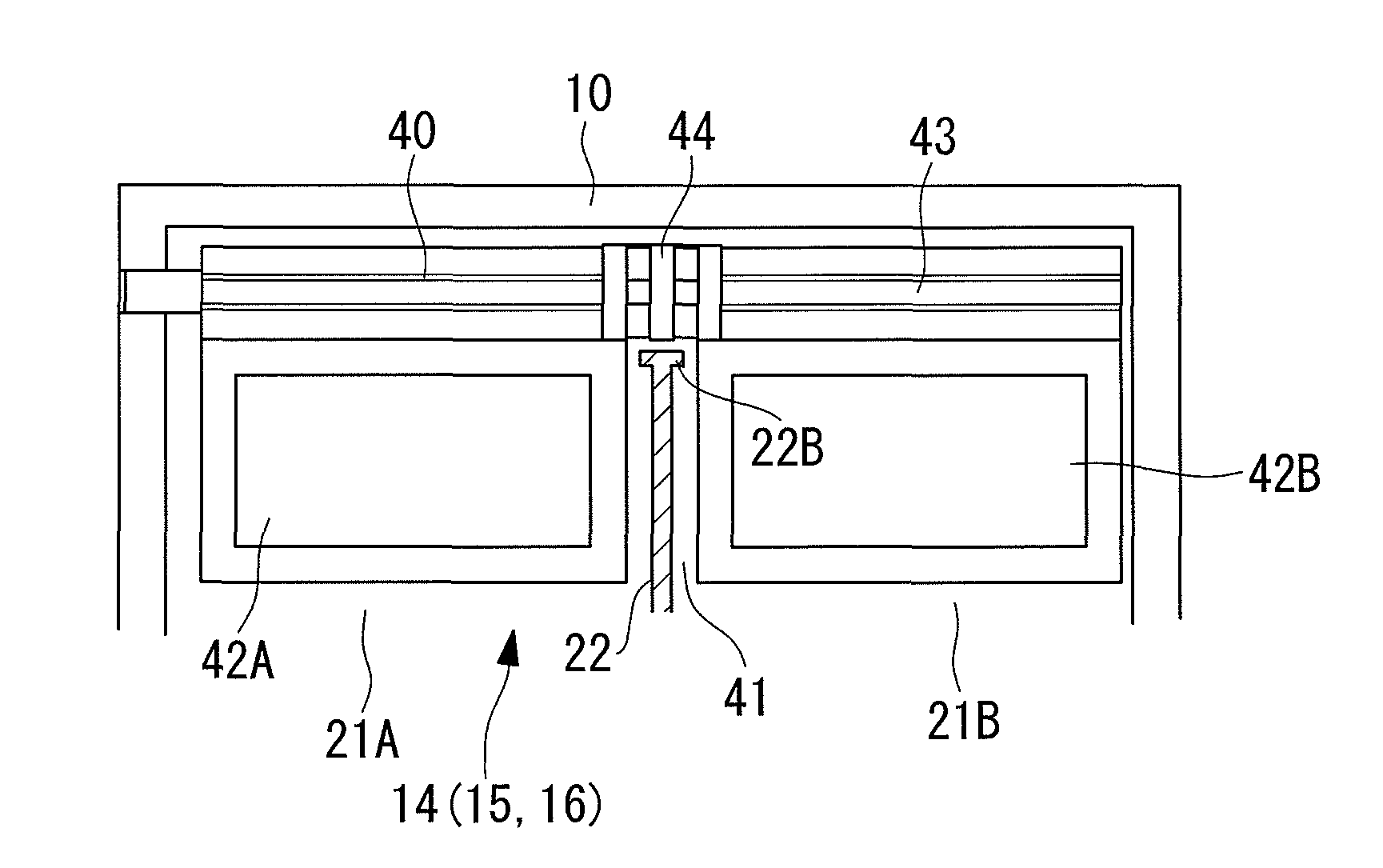 Blowing-mode door for vehicle air-conditioning apparatus and vehicle air-conditioning apparatus using the same