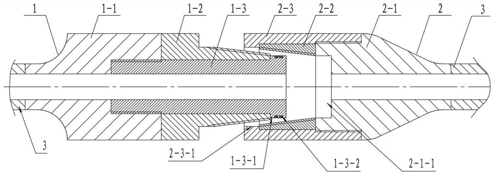 Quick screwing-on and screwing-off drill rod with connector convenient to disassemble and assemble