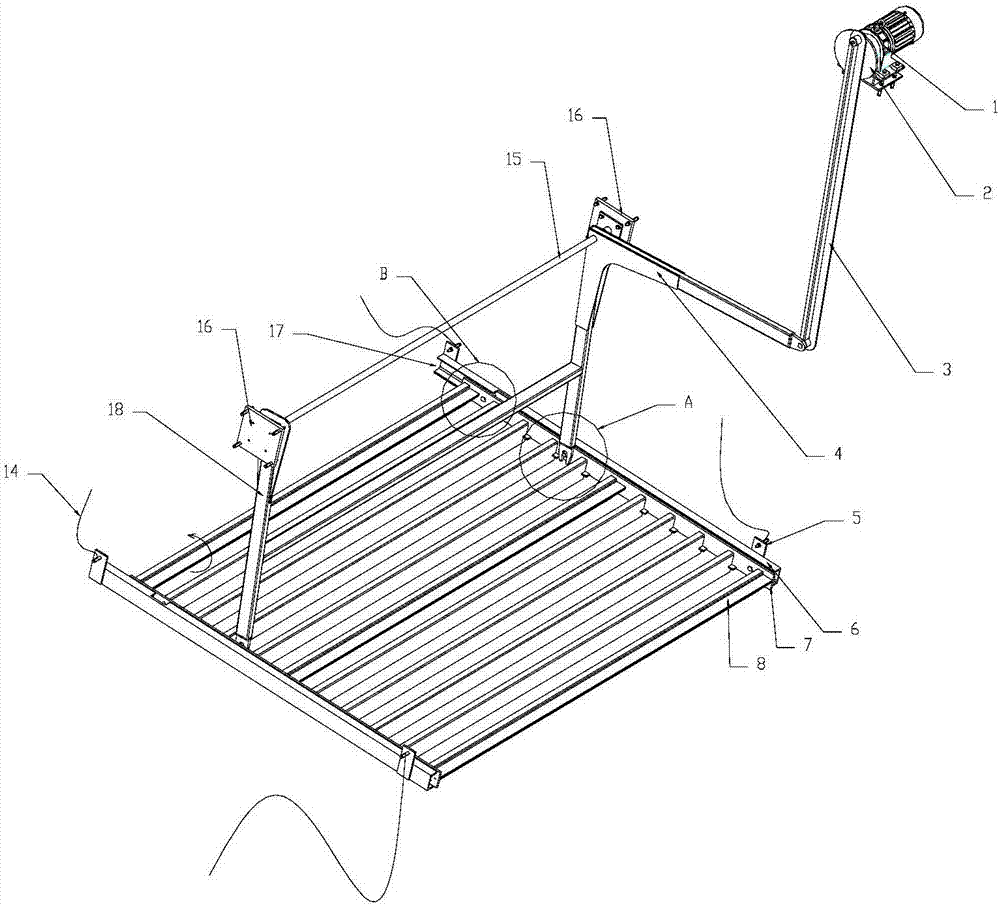 Sludge scraping assembly