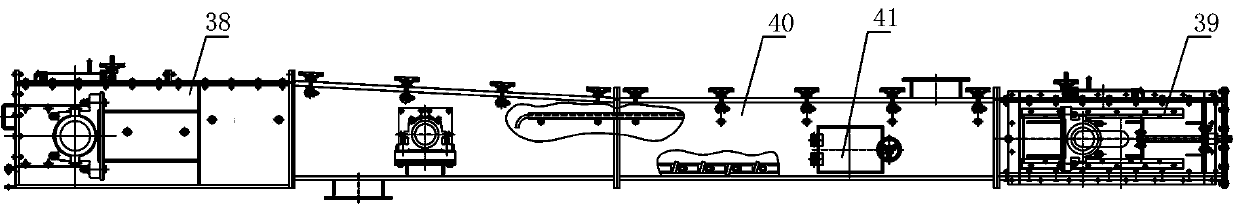 A kind of positive pressure sealing quick opening cover buried scraper conveyor