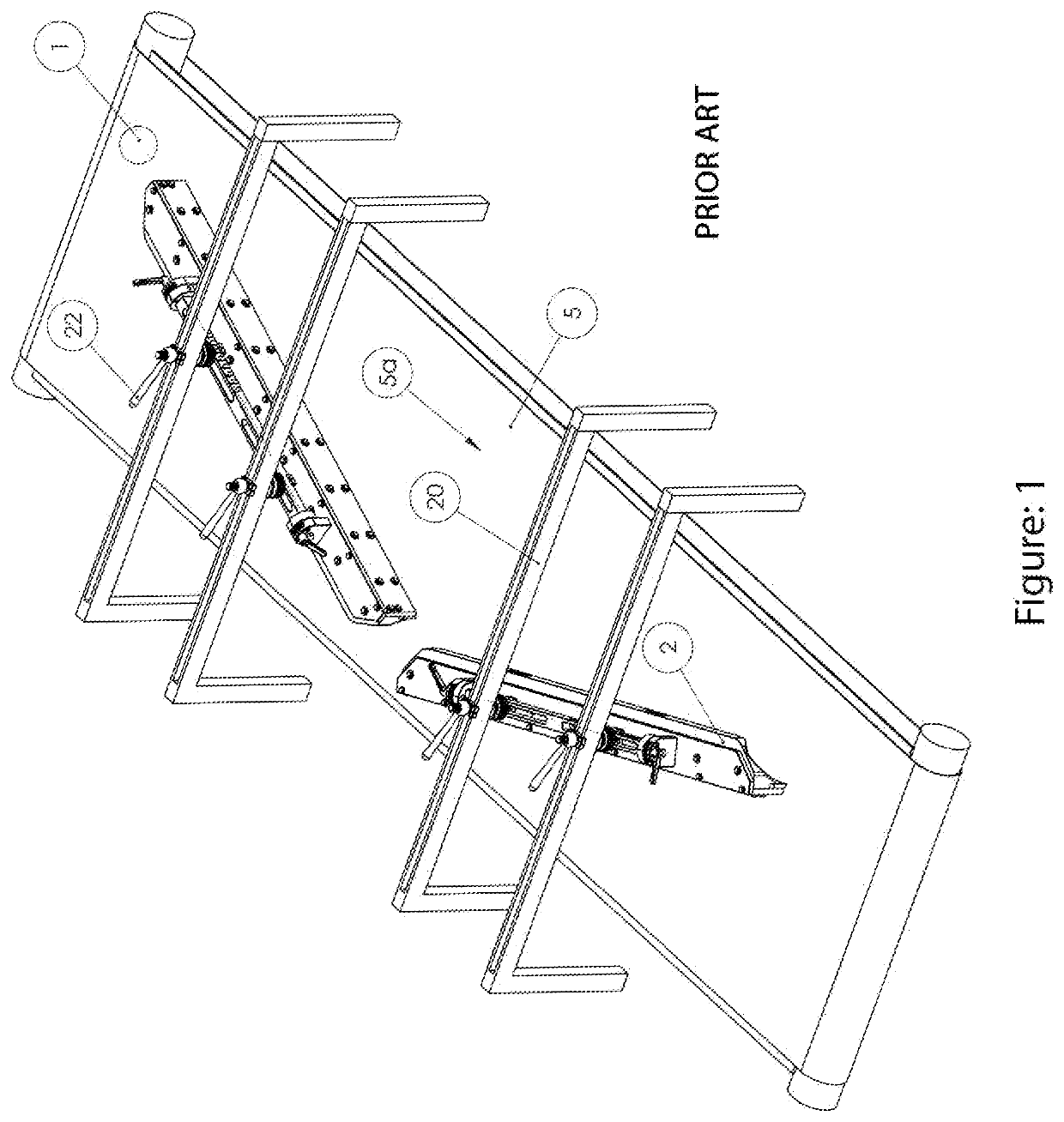 Self-adjusting, rotatable stabilized semi-viscous material rounder bar seal with automatic height adjustment