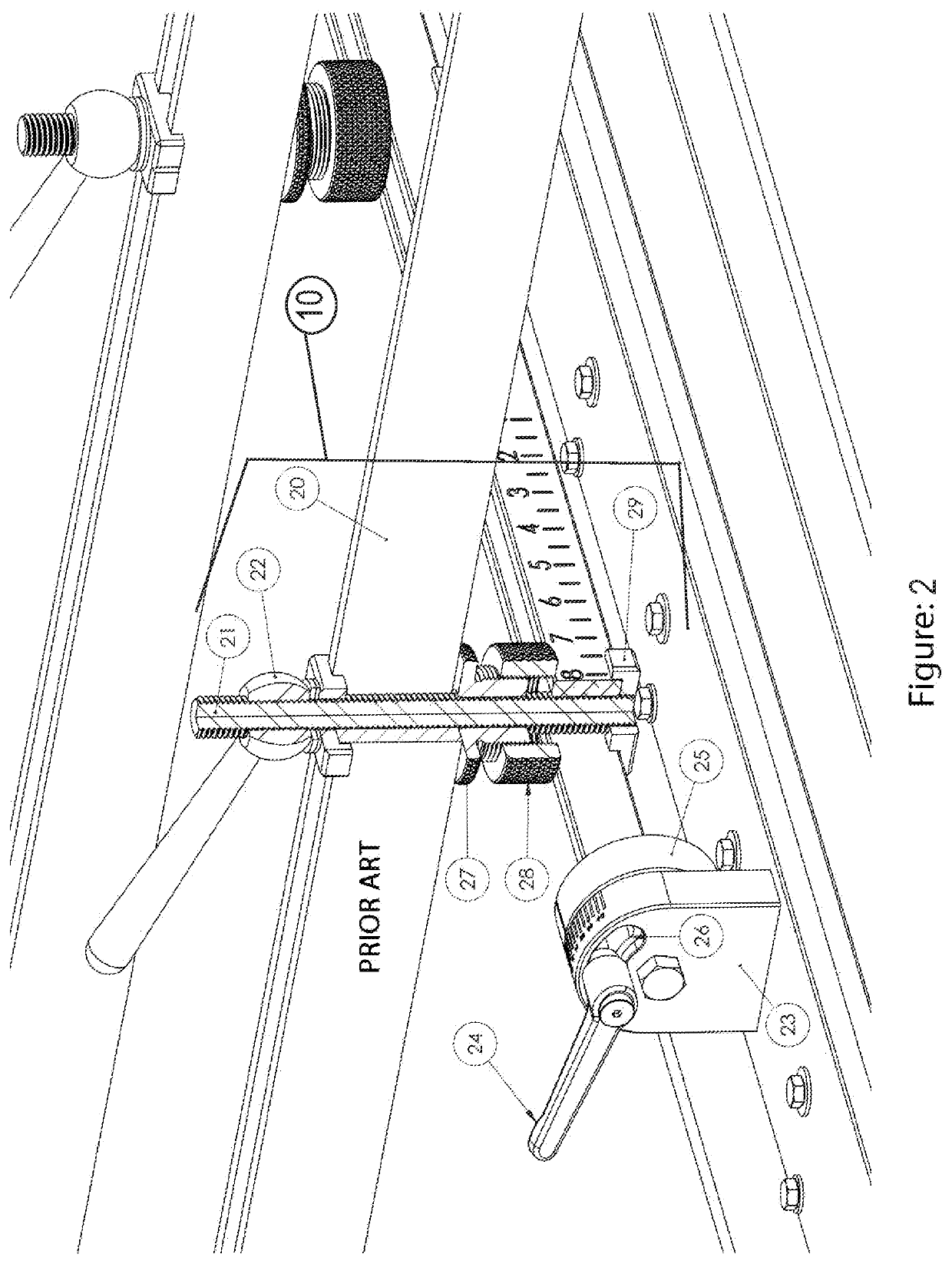 Self-adjusting, rotatable stabilized semi-viscous material rounder bar seal with automatic height adjustment