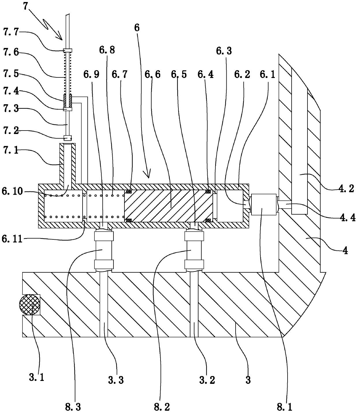 Box-type transportation equipment for croaker fingerlings suitable for long-distance transportation