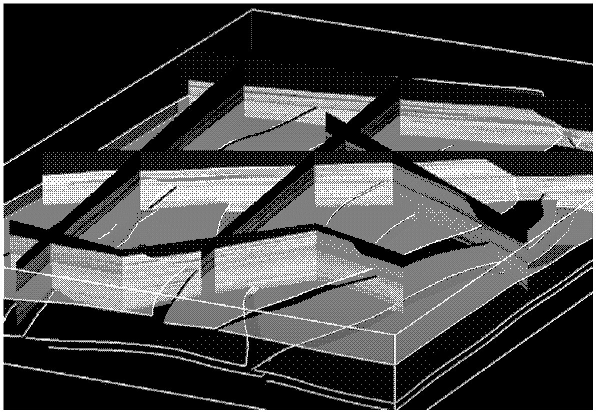 Method for generating tetrahedron gridding for three-dimensional geological structure