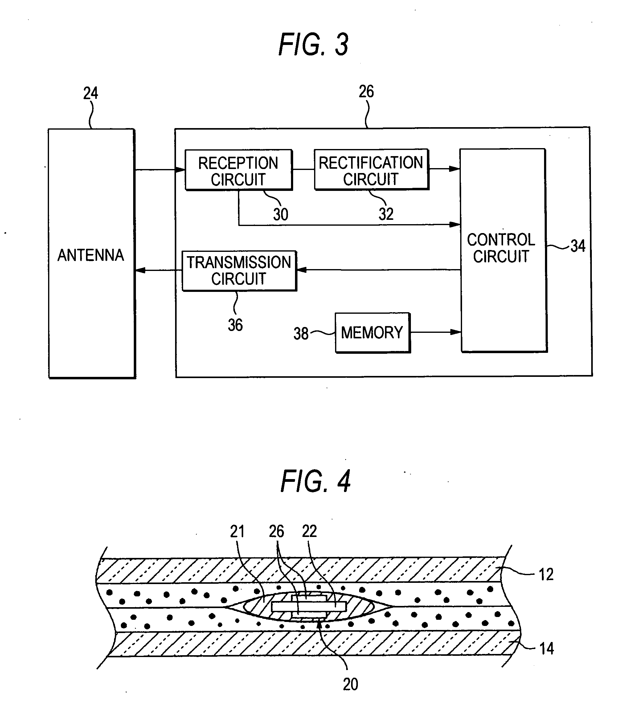 Interlayer film member for panel, panel and electronic tag