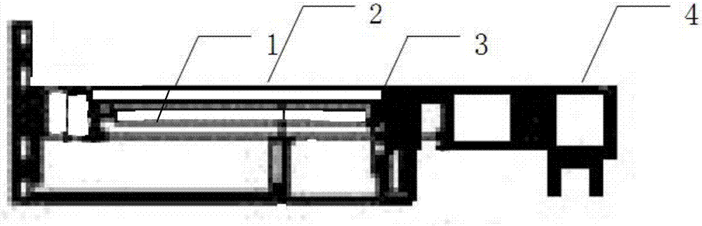 Construction method of high flying-wing segmental structure of curtain wall structure