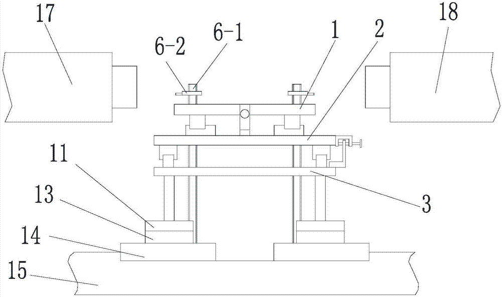 Positioning fixture for medium and low speed maglev track J III telescopic joint installation