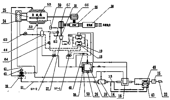 A hydrogen energy vehicle power system for purifying ambient air