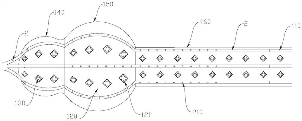 Nasal cavity support and nasal cavity irrigation system