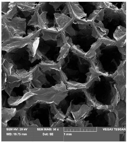 Electromagnetic shielding composite material based on graphene honeycomb structure, and preparation method and application thereof