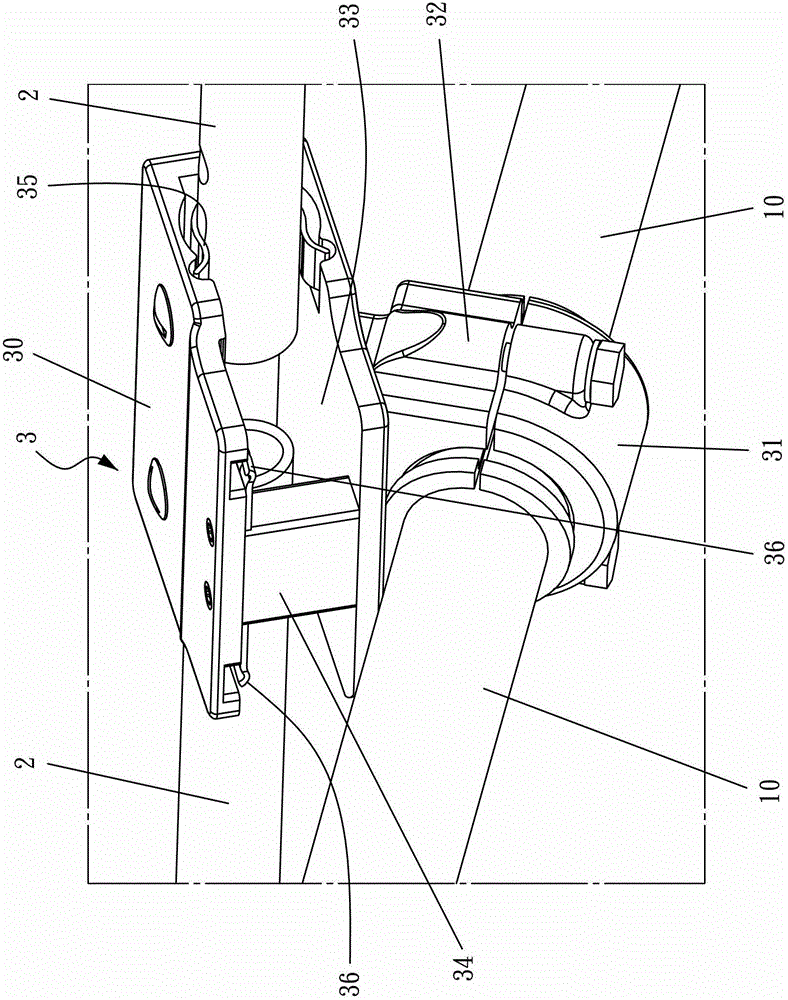 Shoulder-mounted knapsack lawn mower handle retractable device