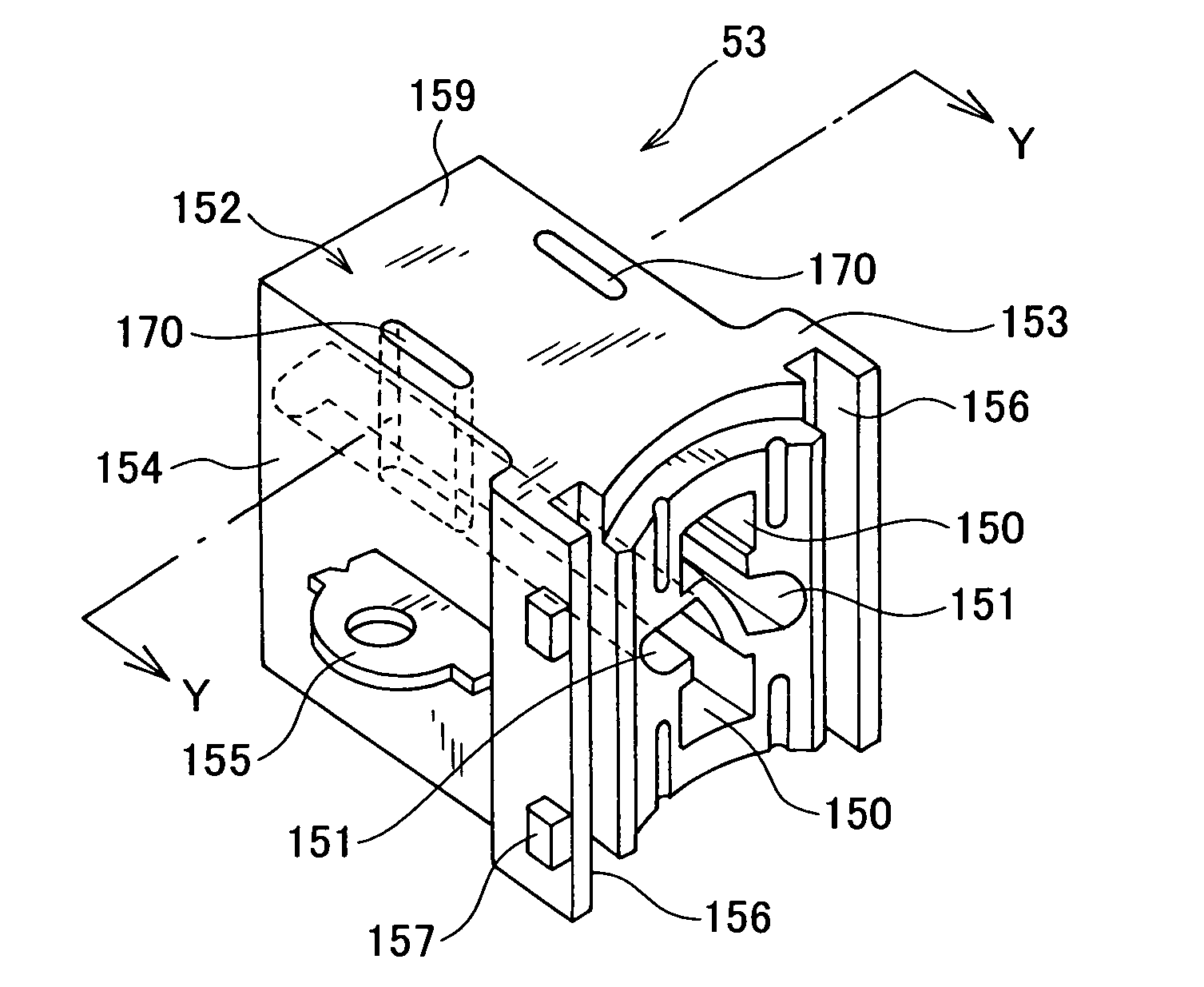 Vehicle alternator provided with brushes, brush holder, and slip rings