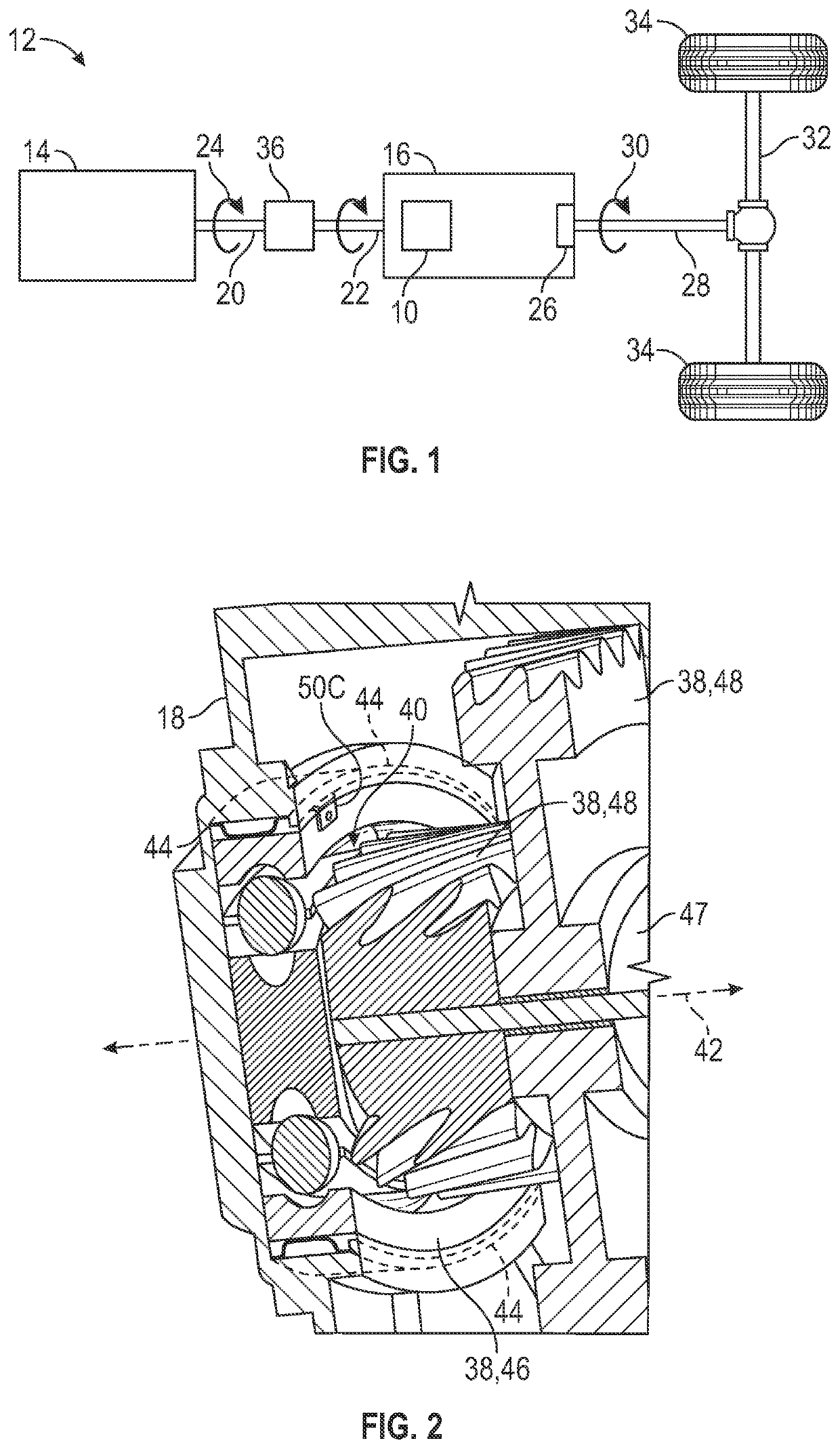 Sound reduction assembly, a ring configured to attenuate sound and a method