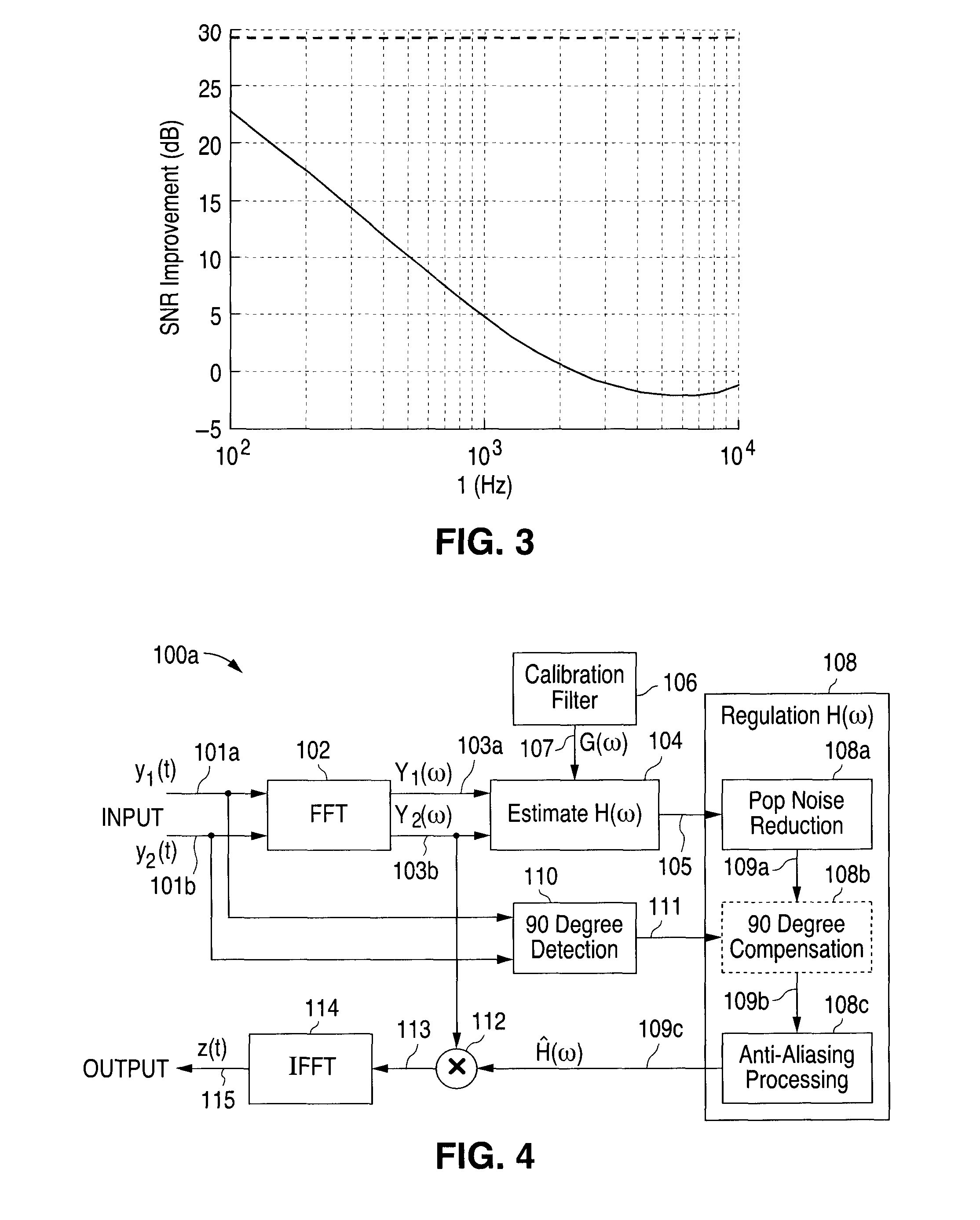 Frequency domain signal processor for close talking differential microphone array