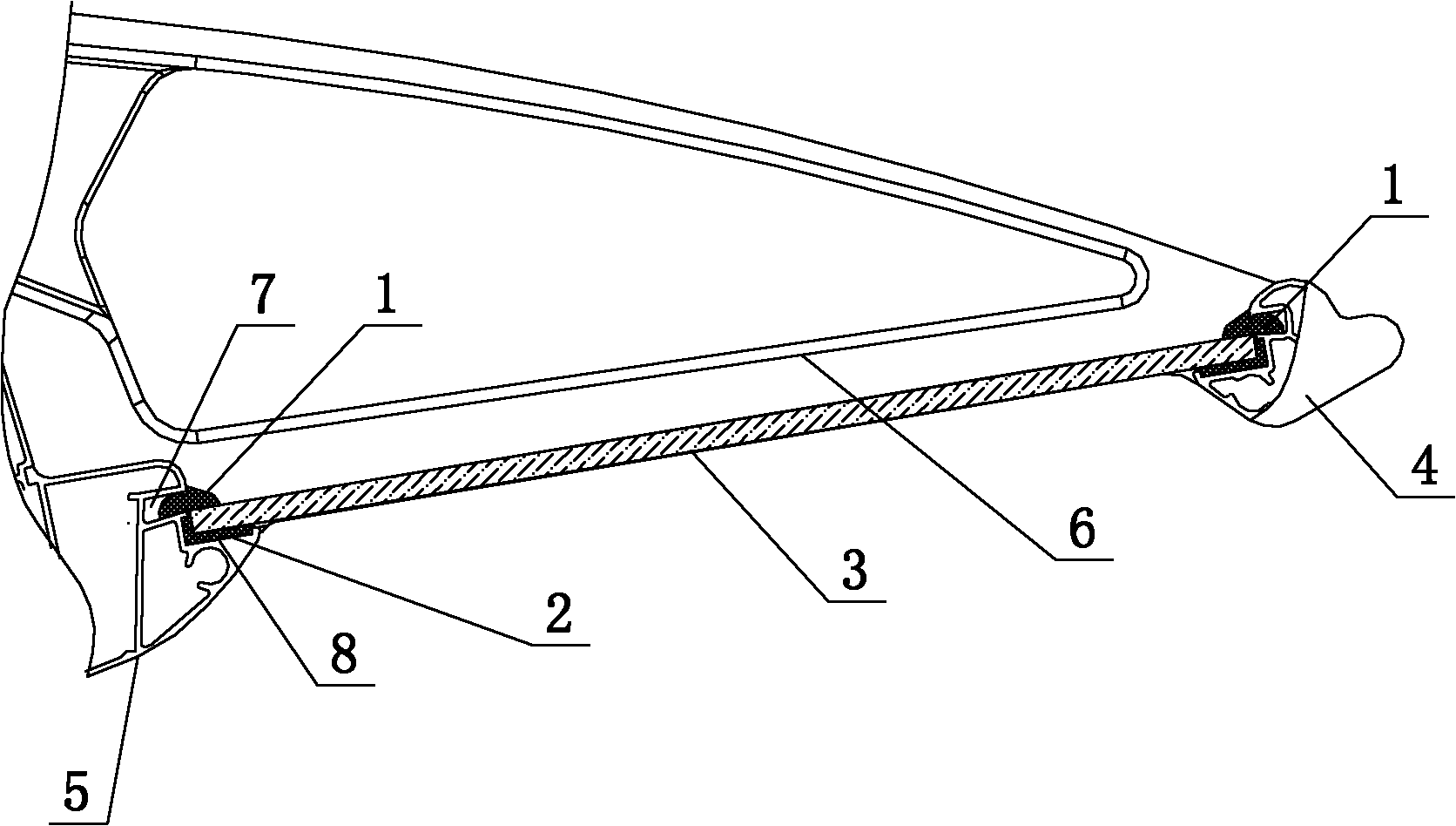 Vehicle luggage rack and installation method