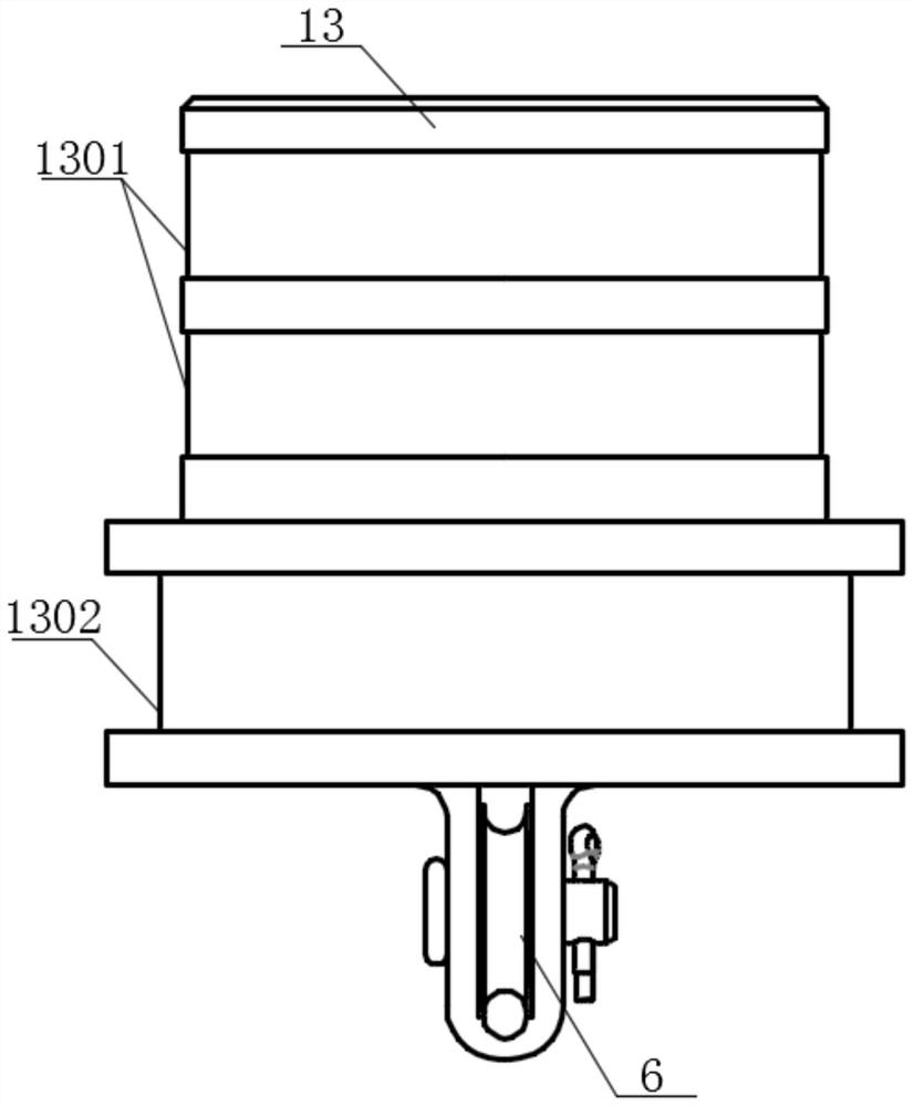 Lifting rod based on pulley principle