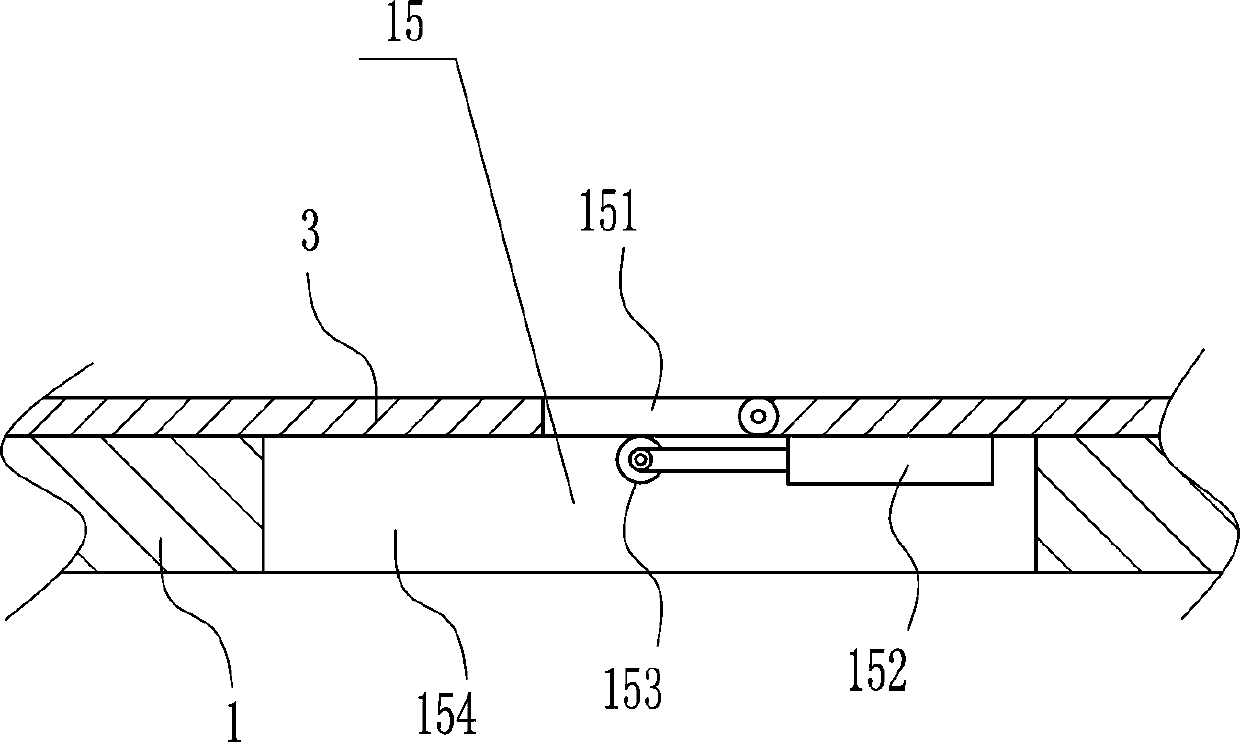 Livestock excrement treatment device used for animal husbandry