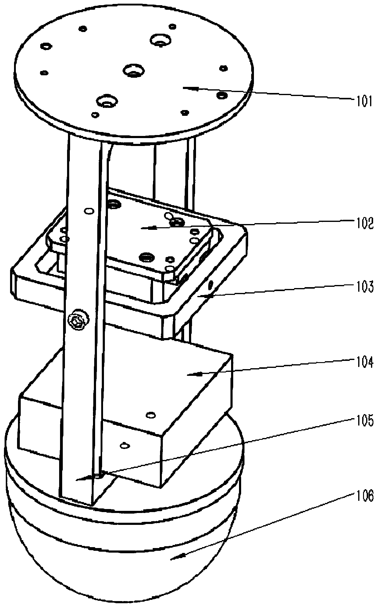 Suspended-cable parallel robot for coal bunker inner wall defect detection and control method