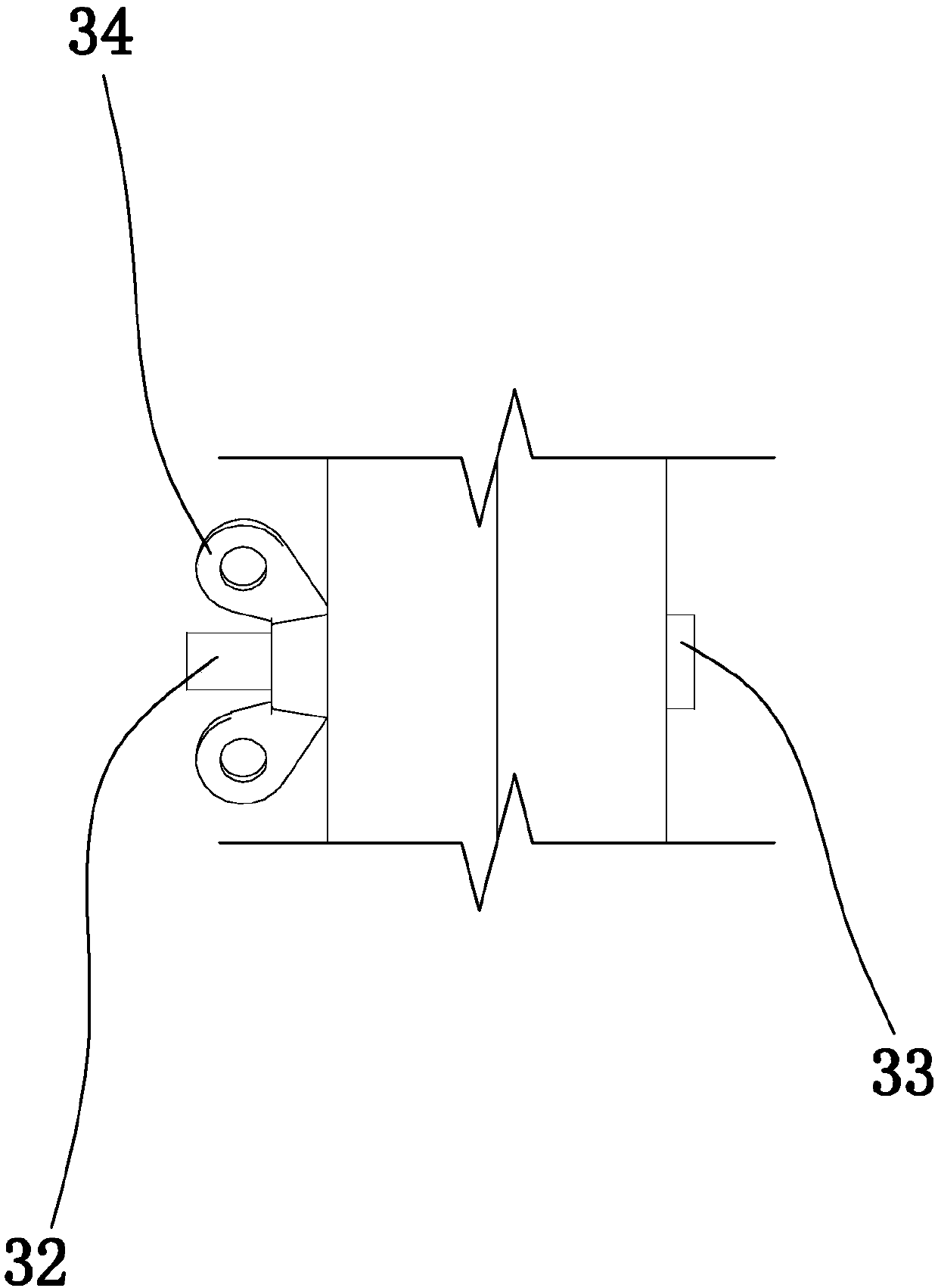 Cylinder support type exoskeleton chair