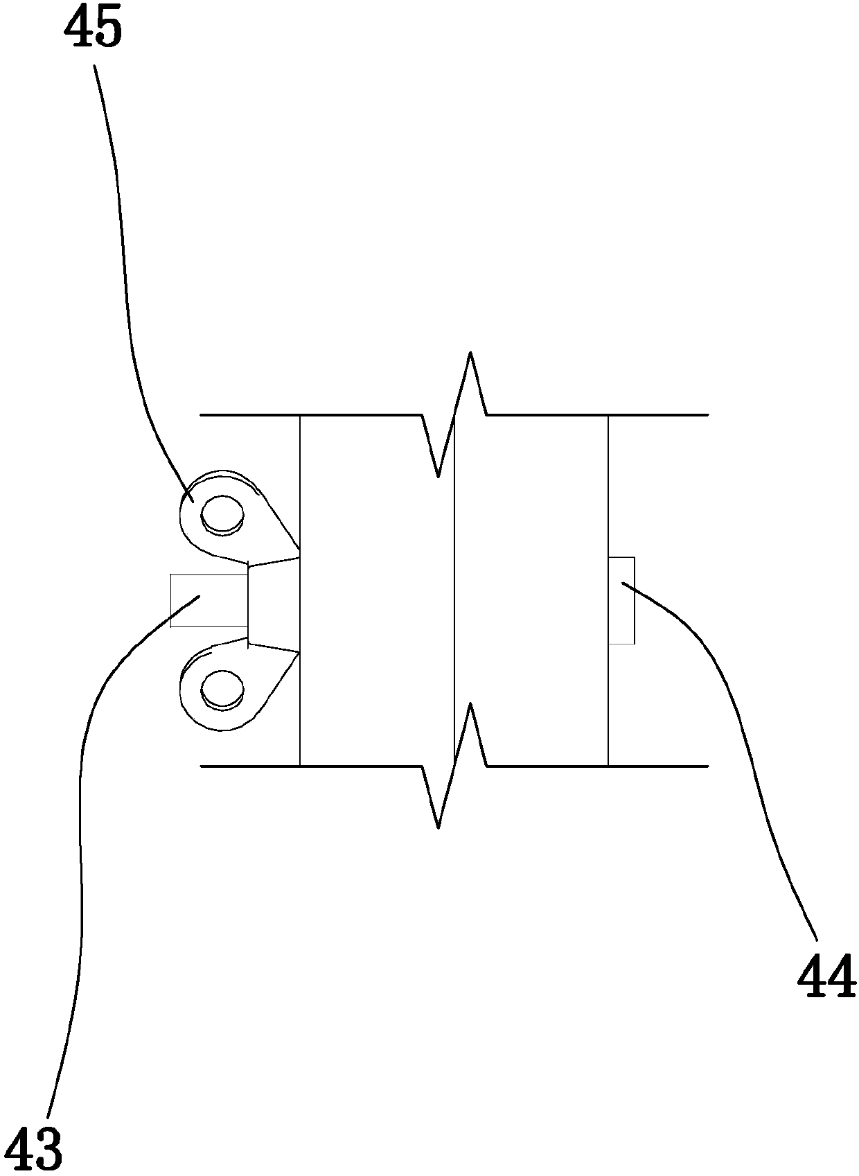 Cylinder support type exoskeleton chair