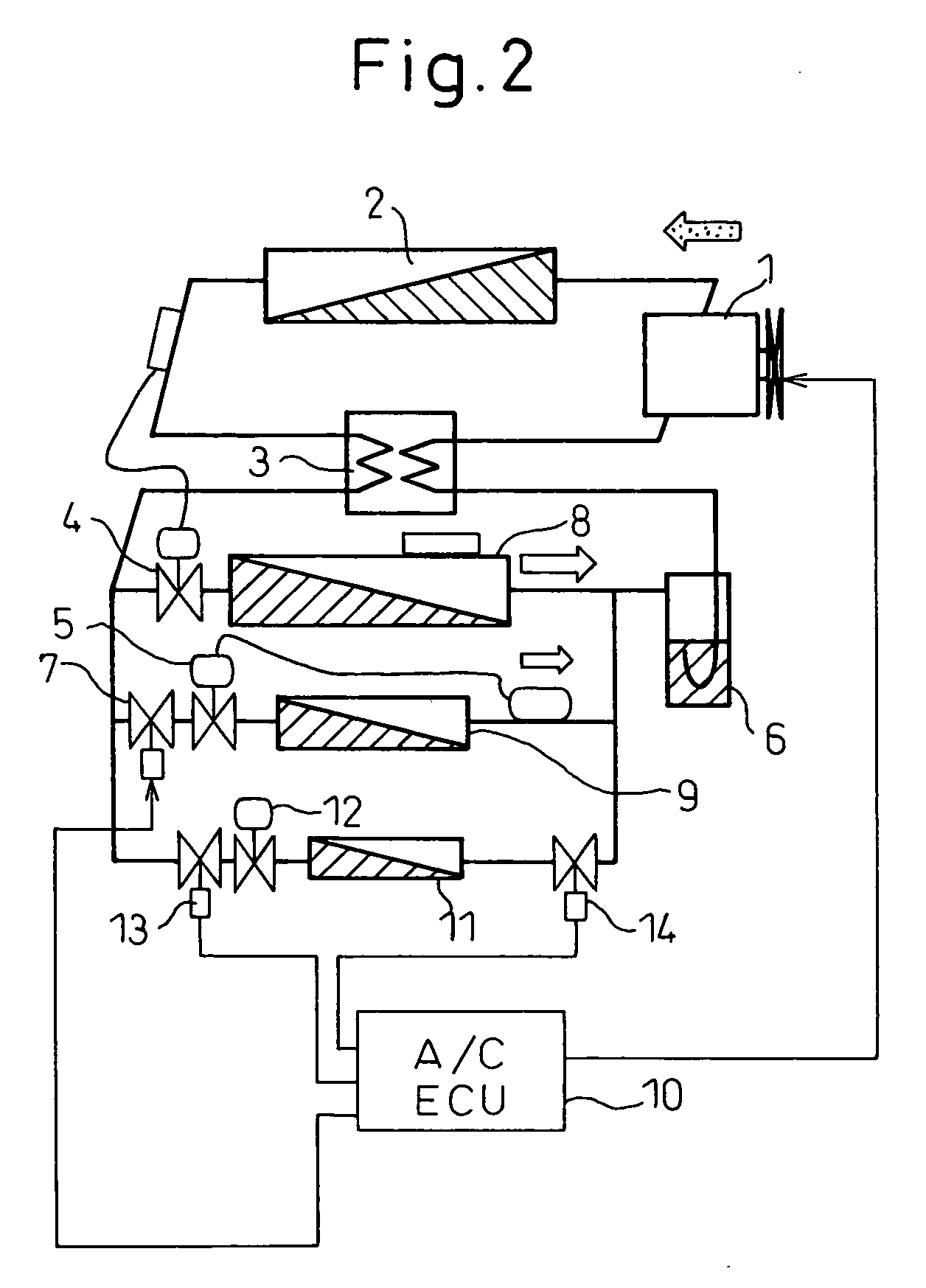 Refrigerating cycle