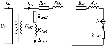 Dynamic load harmonic wave monitoring method and device for power distribution transformer