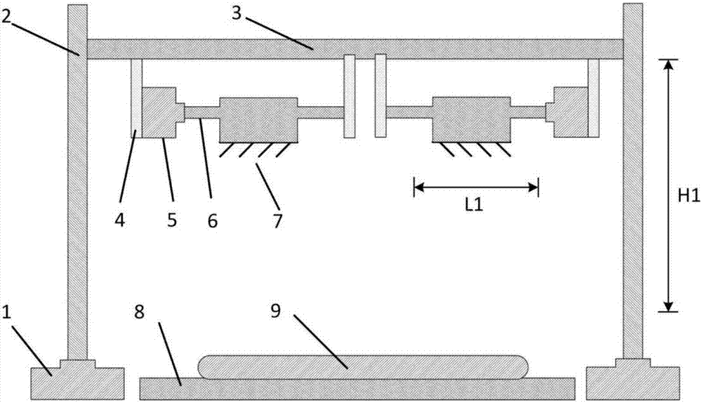 Motion based stripping dry adhesion mechanism and implementation method