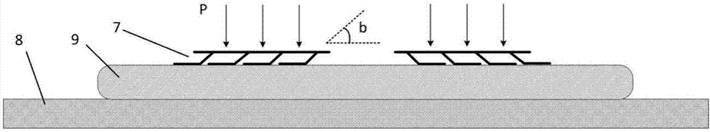 Motion based stripping dry adhesion mechanism and implementation method