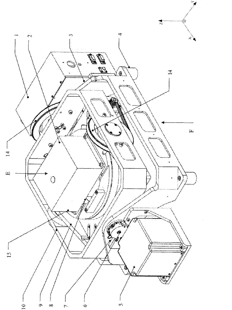 Light-type triaxial ISP (inertially stabilized platform) system using aerial remote sensing technology