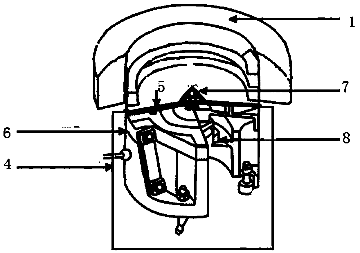 Method and device for powder magnetron sputtering coating