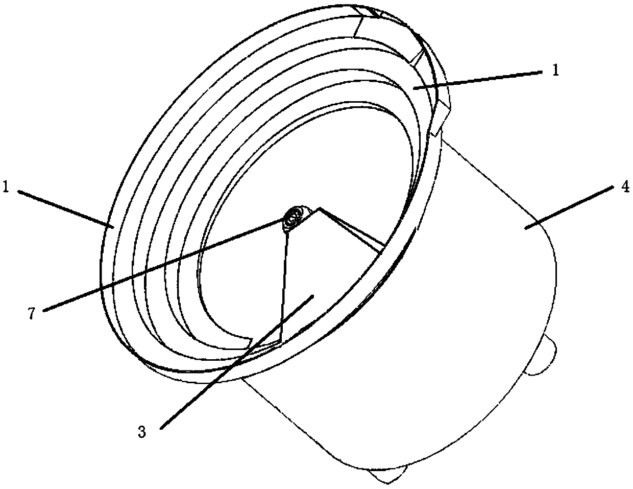 Method and device for powder magnetron sputtering coating