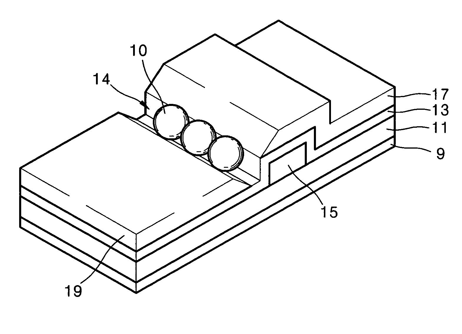 Single-electron transistor using nanoparticles